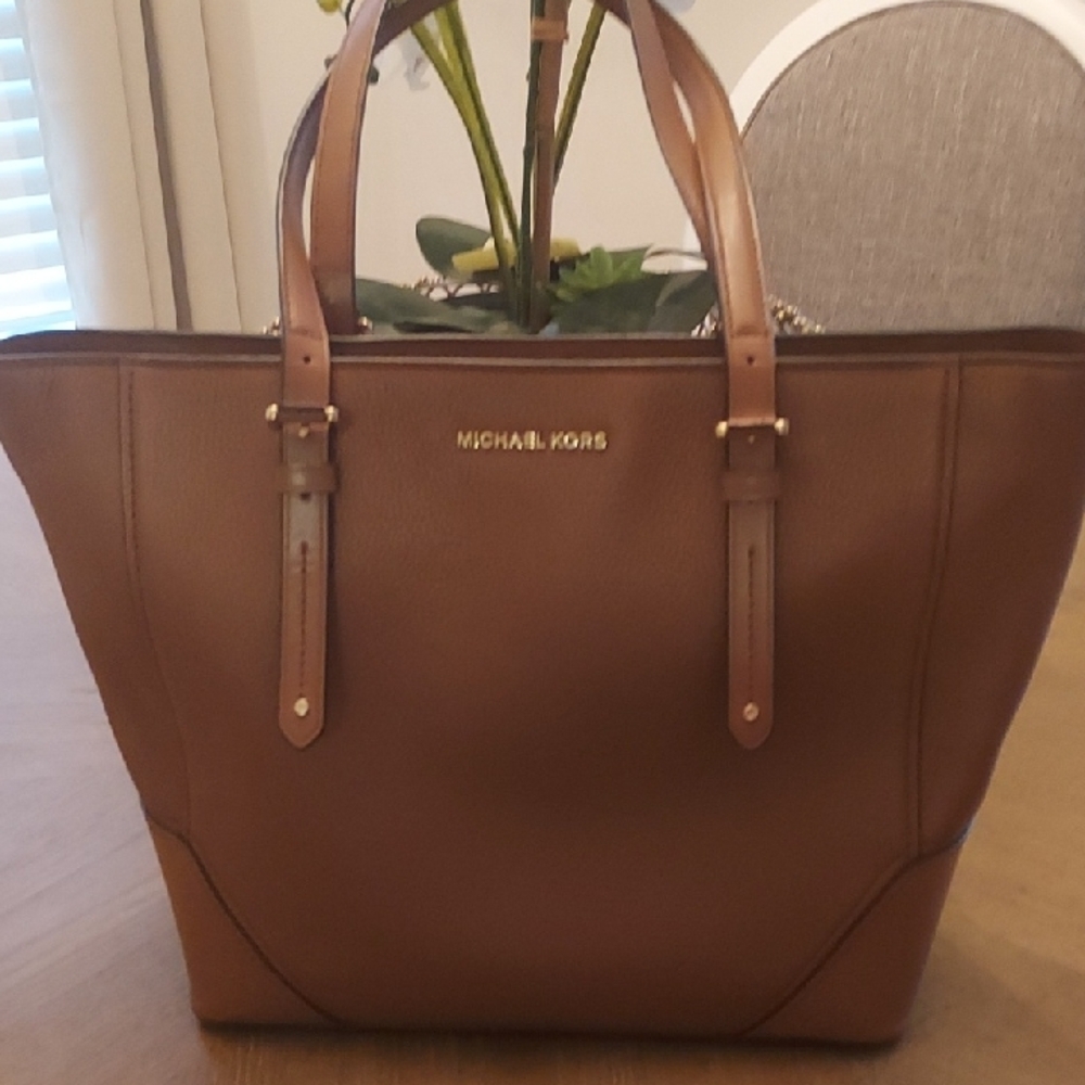 Michael Kors Tan Leather Tote